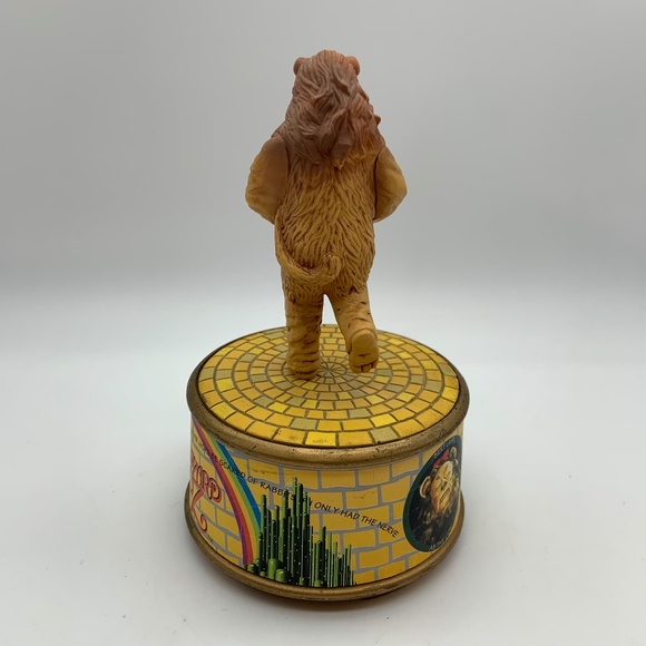 Vintage Enesco The Wizard of Oz Cowardly Lion Music Box NOT Working - Picture 3 of 10